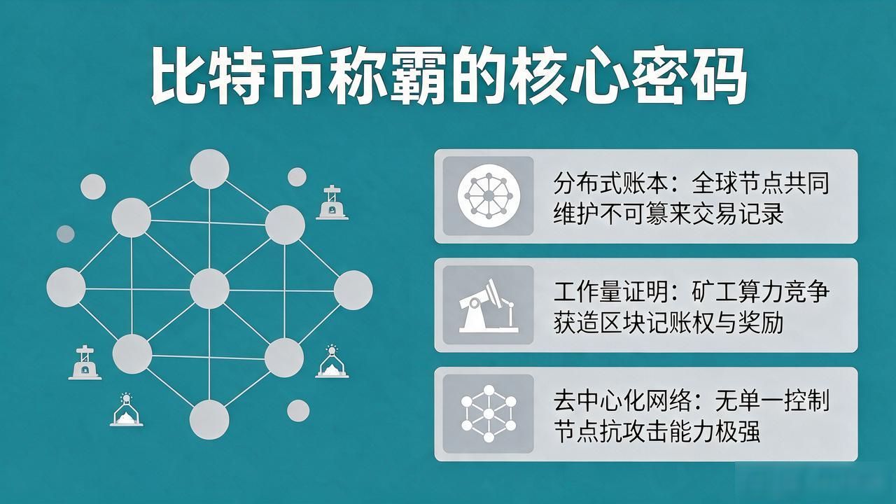 比特币为何称霸数字货币市场?一文看懂币王密码