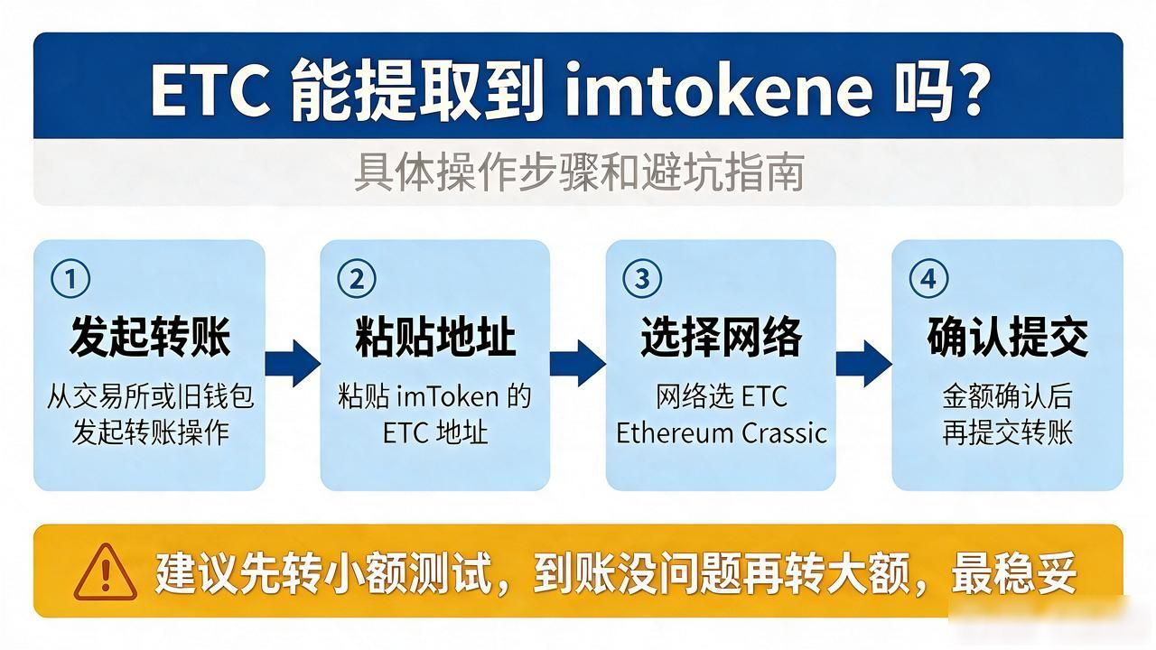 etc能提取到imToken吗?具体操作步骤和避坑指南