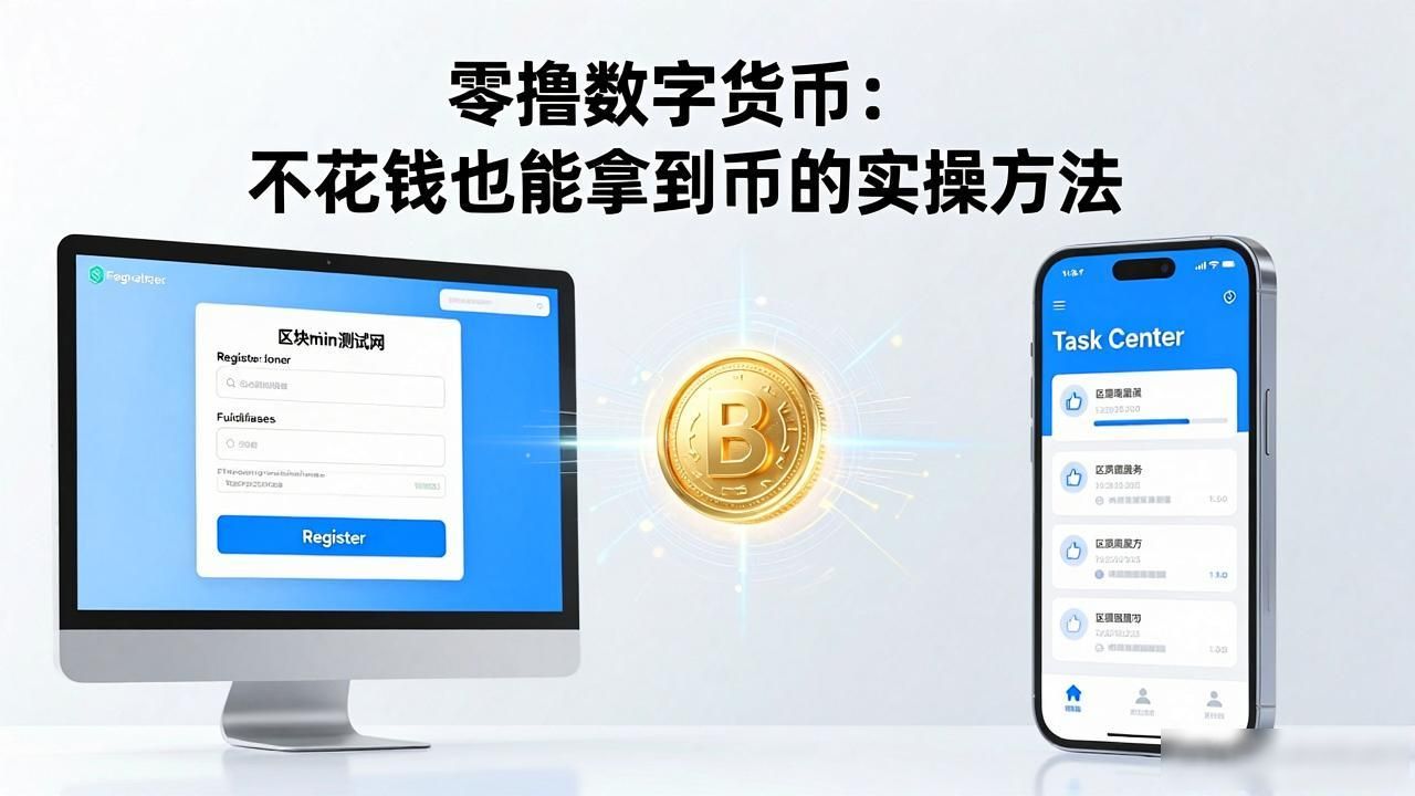 零撸数字货币:不花钱也能拿到币的实操方法