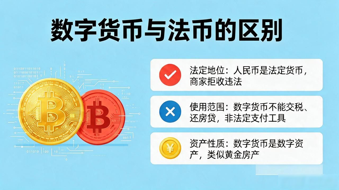 数字货币和法币到底有啥不同?发行、价值、法律地位一次给你讲清