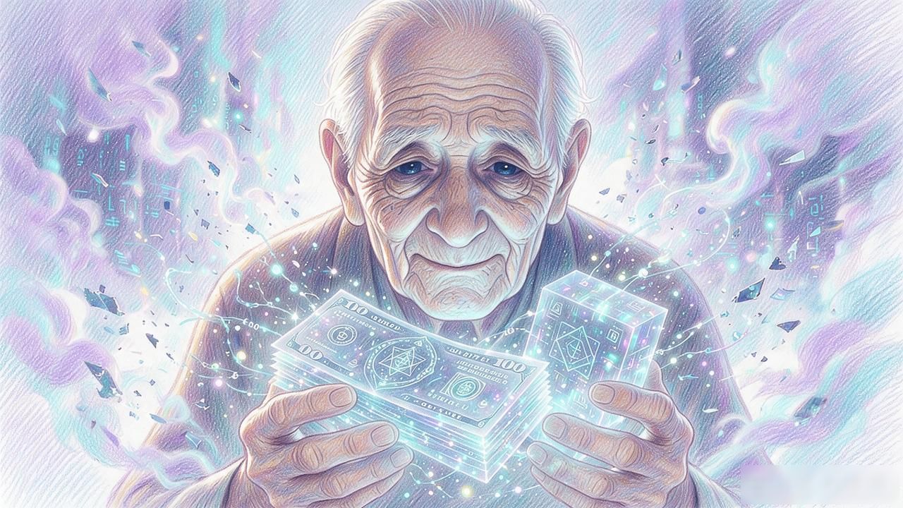 梦见老人给数字货币钱,醒来心里直打鼓,这梦到底啥意思