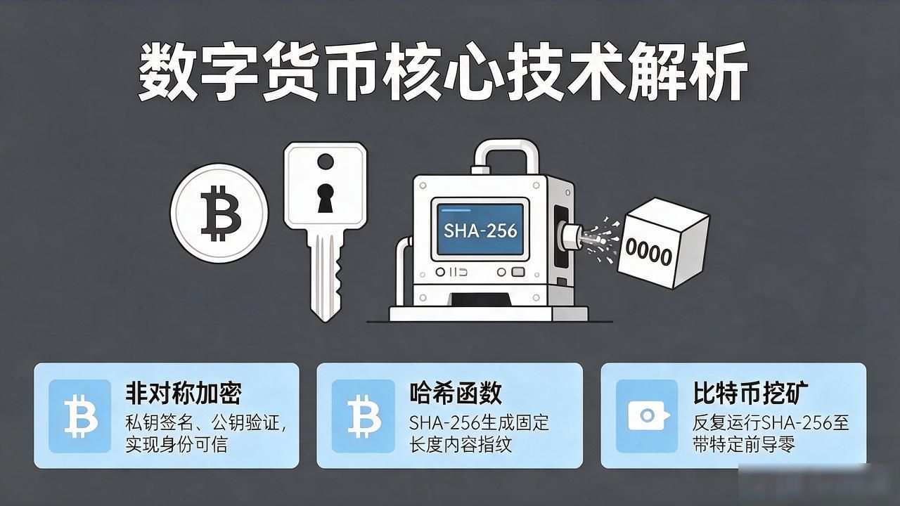 数字货币到底用了什么技术?区块链、密码学、共识机制一次讲清