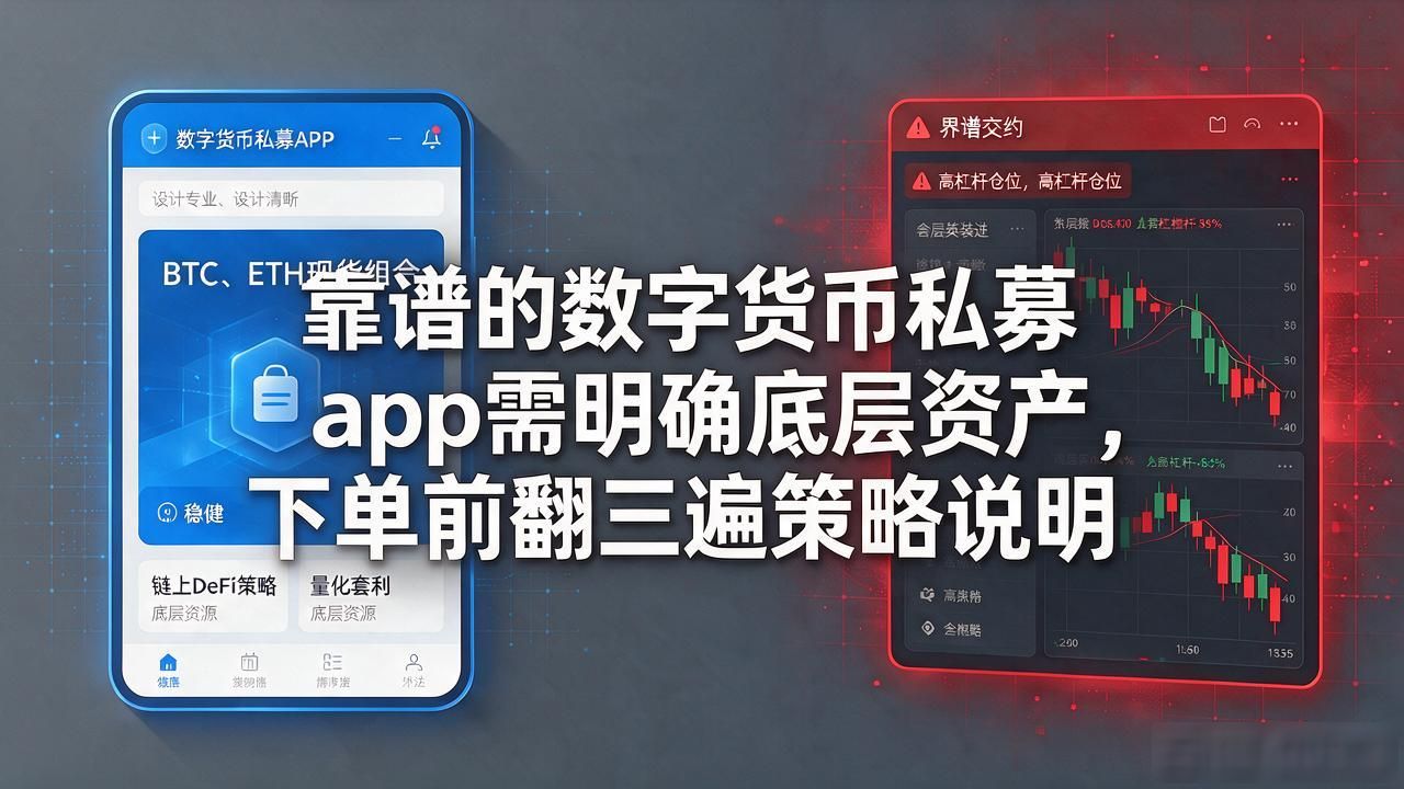 数字货币私募app哪个靠谱?干这行八年说点实话