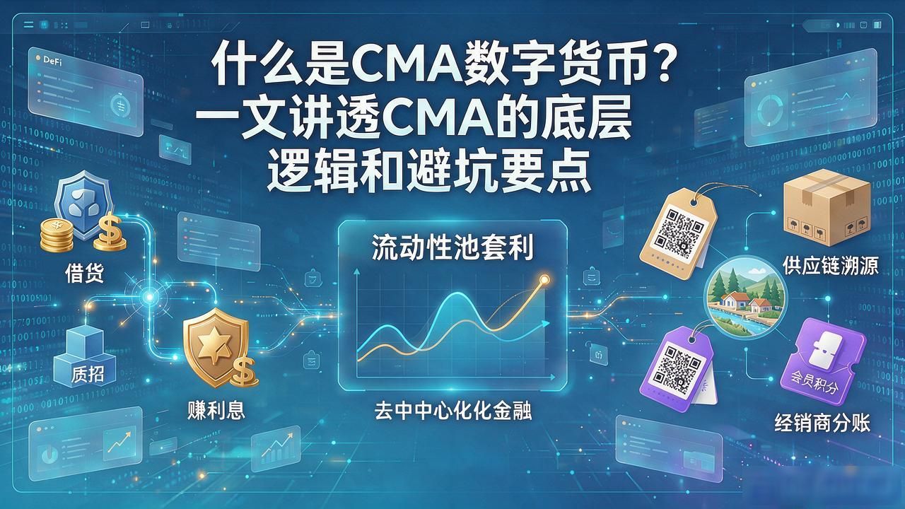 什么是CMA数字货币?一文讲透CMA的底层逻辑和避坑要点