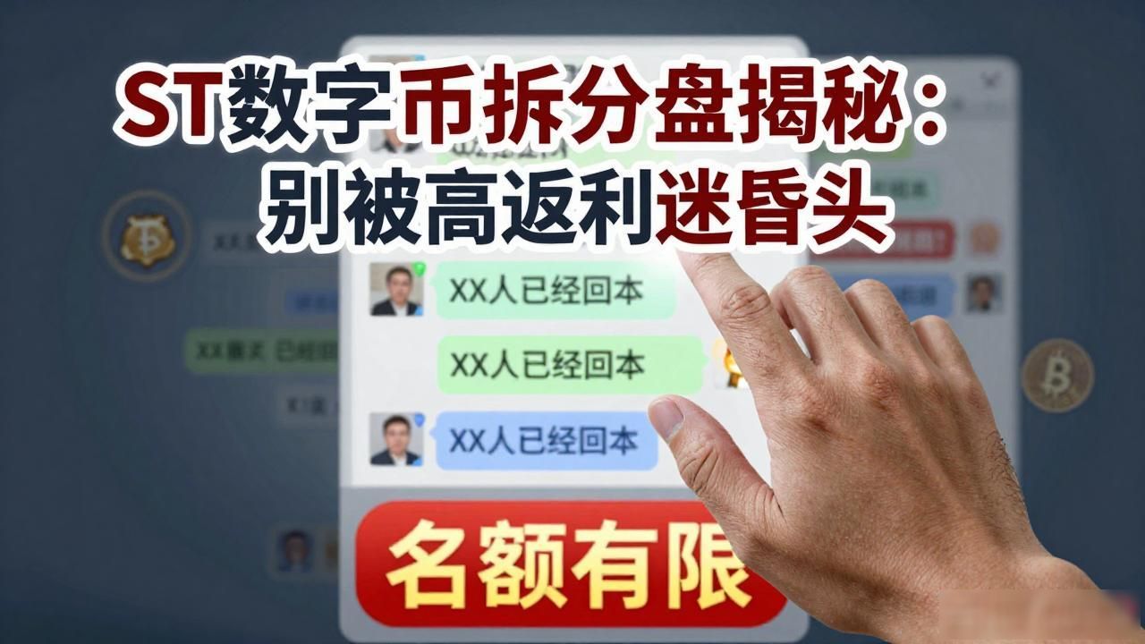 ST数字货币拆分盘揭秘:别被高返利迷昏头