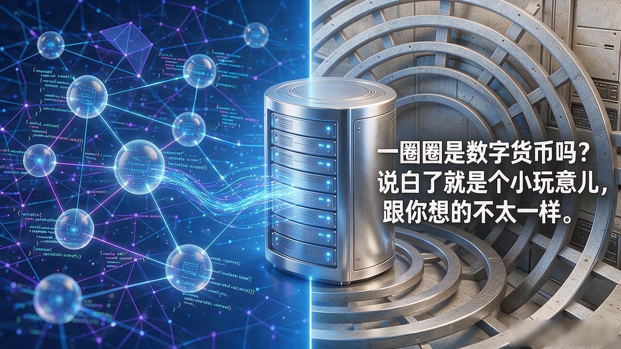 一圈圈是数字货币吗?说白了就是个小玩意儿,跟你想的不太一样