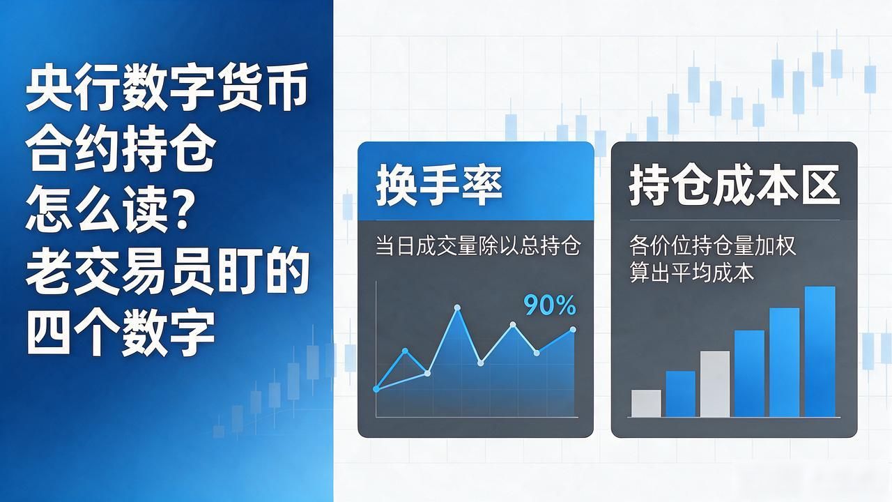 央行数字货币合约持仓怎么读?老交易员盯的四个数字