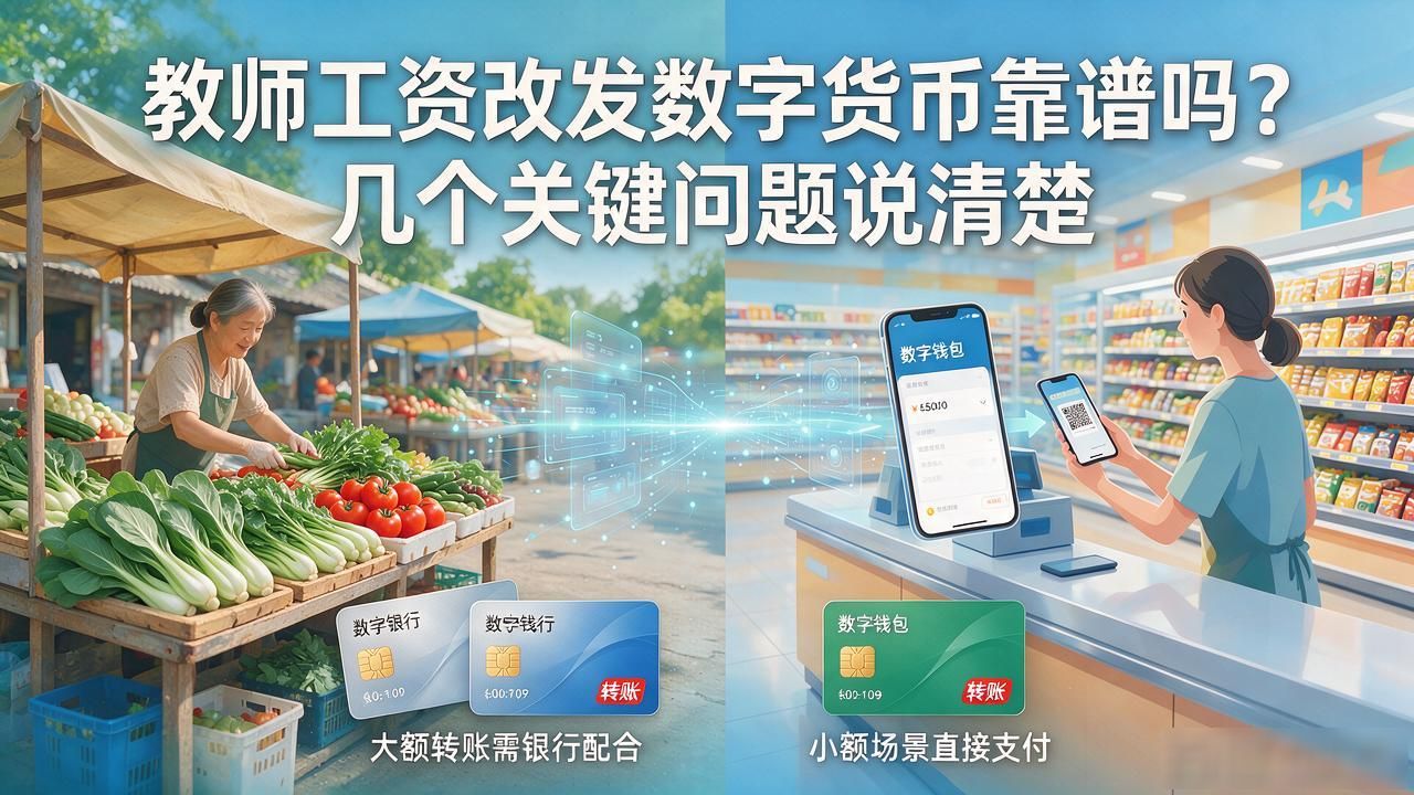 教师工资改发数字货币靠谱吗?几个关键问题说清楚