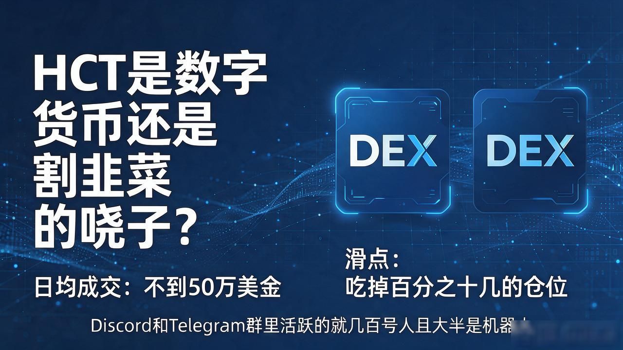 HCT是数字货币还是割韭菜的幌子?币圈摸爬五年,说几句掏心窝的话