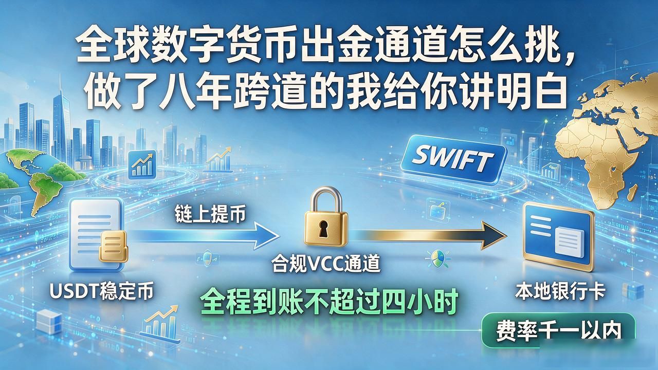 全球数字货币出金通道怎么挑,做了八年跨境的我给你讲明白